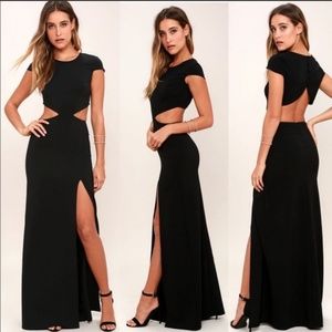 LULUS black maxi dress!